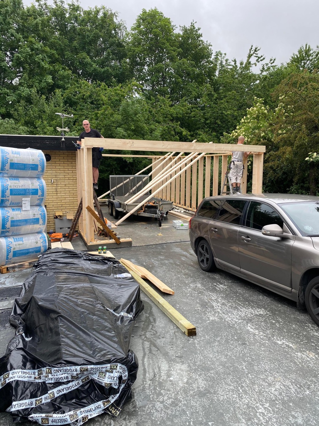 Tilbygning & carport