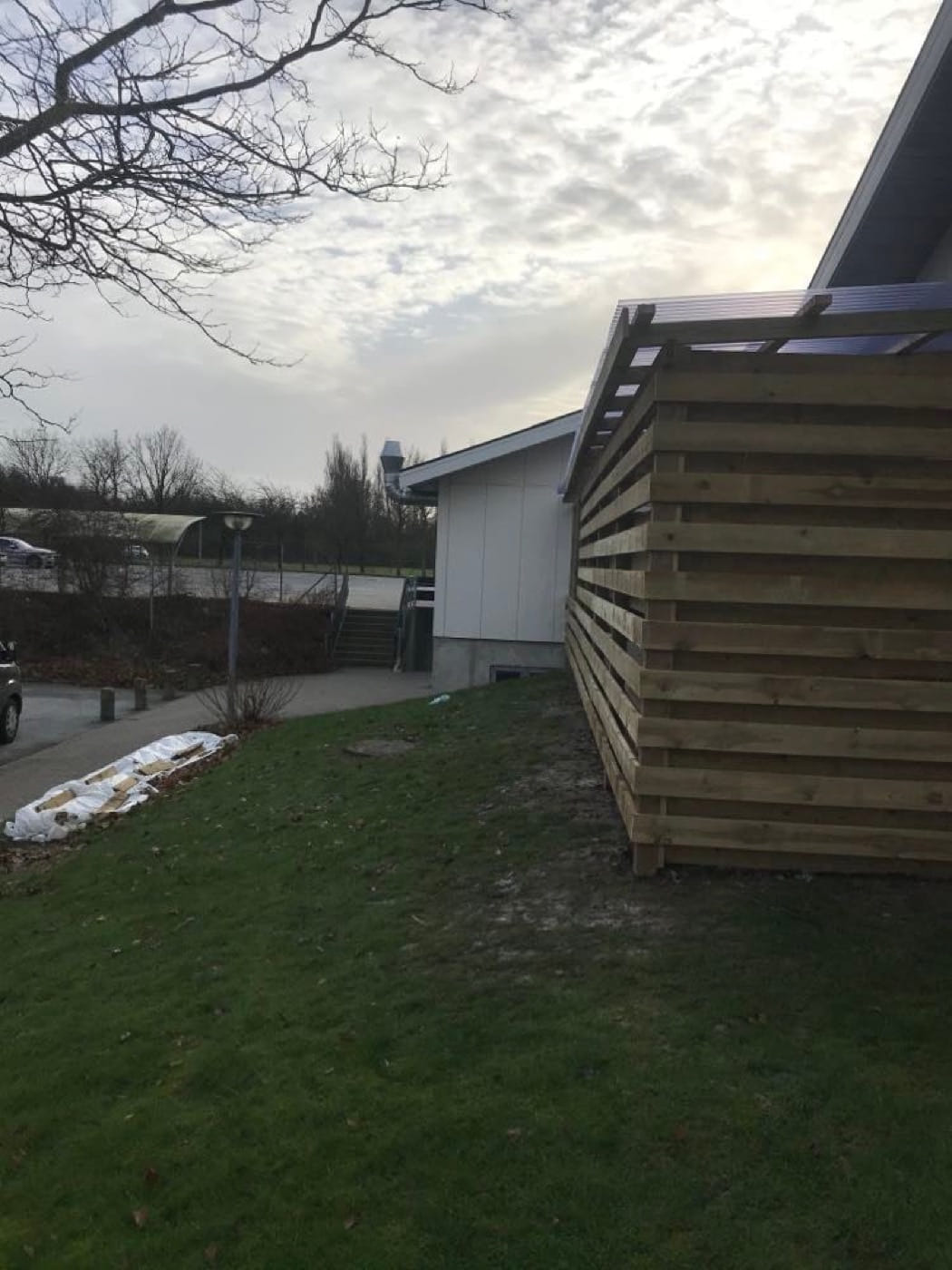 Tilbygning i træ